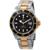 ROLEX PRE-OWNED ROLEX SUBMARINER BLACK DIAL TWO-TONE MEN'S WATCH 16613BKSO