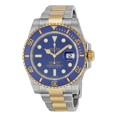Rolex Submariner Date Automatic Chronometer Blue Dial Men's Watch 116613lb In Two Tone  / Blue / Gold / Gold Tone / Yellow
