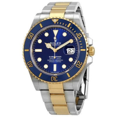 Rolex Submariner Automatic Chronometer Blue Dial Men's Watch 126613lb In Two Tone  / Blue / Gold / Gold Tone / Yellow