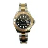 ROLEX PRE-OWNED ROLEX YACHT-MASTER AUTOMATIC CHRONOMETER BLACK DIAL MEN'S WATCH 126621 BKSO