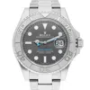 ROLEX PRE-OWNED ROLEX YACHT-MASTER AUTOMATIC GREY DIAL MEN'S WATCH 116622 GYSO