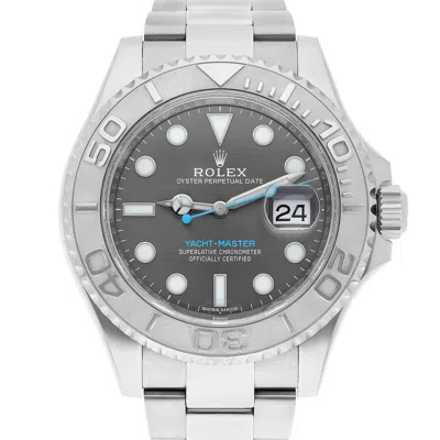 Rolex Yacht-master Automatic Grey Dial Men's Watch 116622 Gyso In Grey / Platinum
