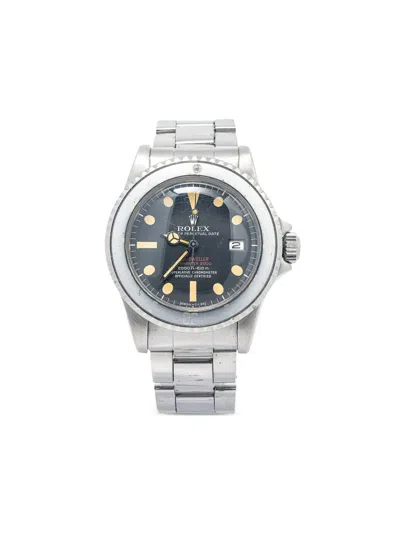 Pre-owned Rolex  Sea-dweller 'double Red' 39mm In Black