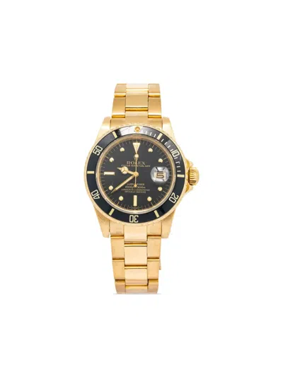 Pre-owned Rolex  Submariner 40mm In Black