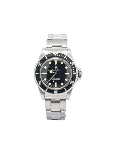 Pre-owned Rolex  Submariner 40mm In Black