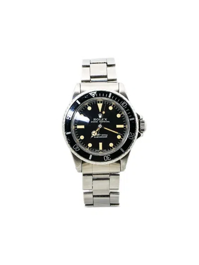 Pre-owned Rolex  Submariner 40mm In Black