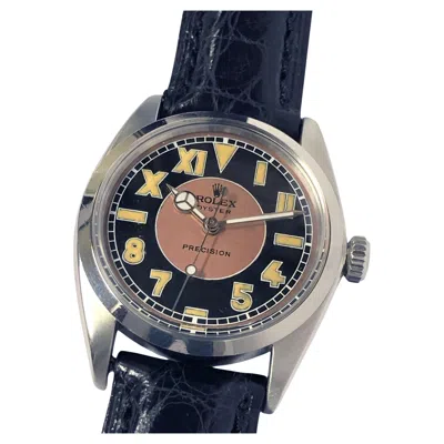 Pre-owned Rolex Precision Vintage Manual Wind Steel Wrist Watch In Multi