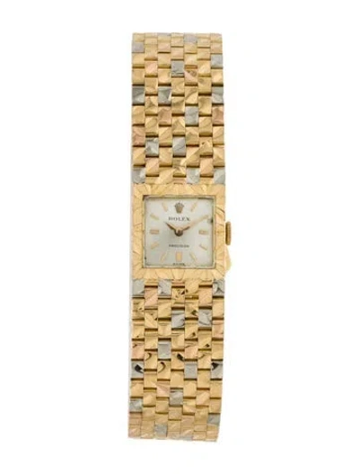 Pre-owned Rolex Precision Watch, 17mm In Multi