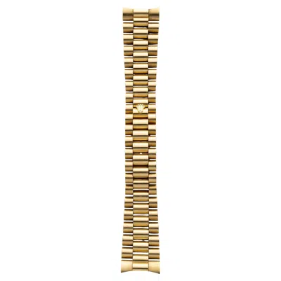 Pre-owned Rolex President 8385 18k Yellow Gold 20mm Bracelet 55b End Links