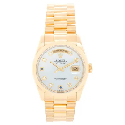 Pre-owned Rolex President Day-date Men's Watch 118208 In Multi