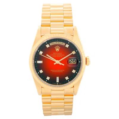 Pre-owned Rolex President Day-date Men's Watch 18238 In Multi
