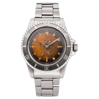 Pre-owned Rolex Rare 1961 Ultra Tropical 5512  Submariner In Brown