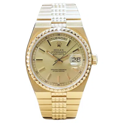 Pre-owned Rolex Rare  Day-date Oyster Quartz Pyramid Egyptian 19028 Original Land Dweller In Multi