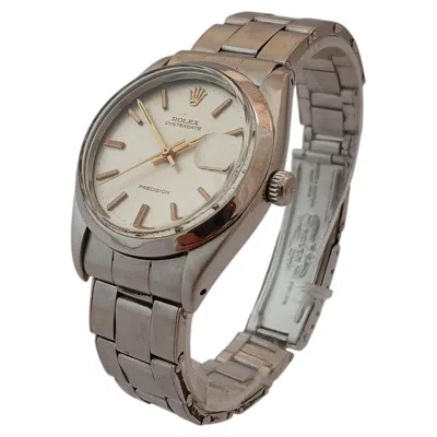 Pre-owned Rolex Rare  Oysterdate Precision 6694 W/  Rivet Oyster Elastic Bracelet In Multiple