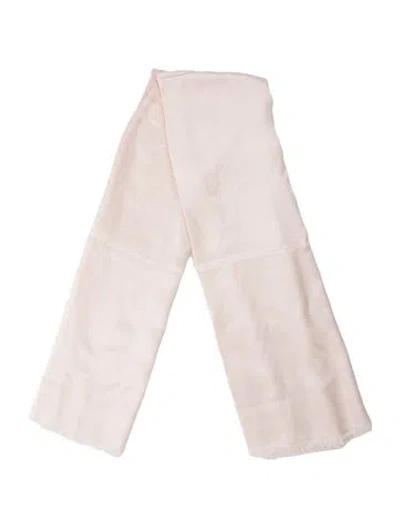 Pre-owned Rolex Satin Scarf In Pink