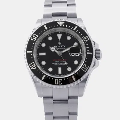 Pre-owned Rolex Sea-dweller Deepsea 126600 Black Stainless Steel Automatic Men's Watches 43mm