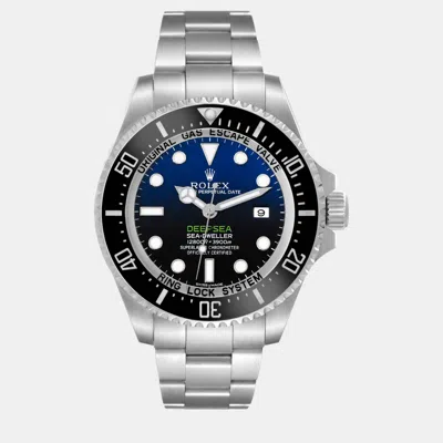 Pre-owned Rolex Seadweller Deepsea Cameron D-blue Steel Men's Watch 44 Mm In Multicolor