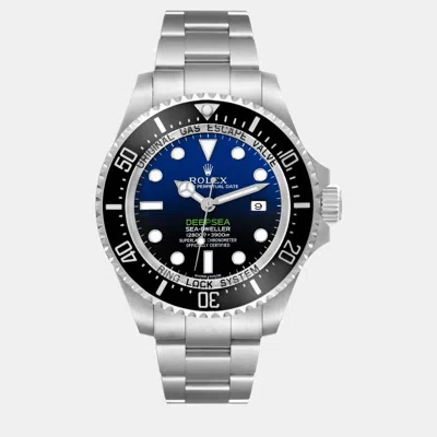Pre-owned Rolex Seadweller Deepsea Cameron D-blue Steel Men's Watch 44 Mm In Multicolor