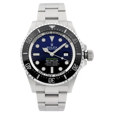 Pre-owned Rolex Sea-dweller Deepsea D-blue James Cameron Blue Black Dial Mens Watch 126660