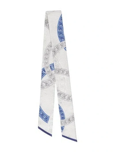 Pre-owned Rolex Silk Printed Scarf In Multi