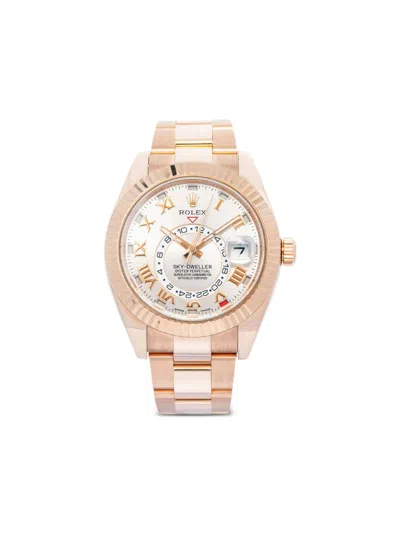 Pre-owned Rolex Sky-dweller 42mm In Neutral