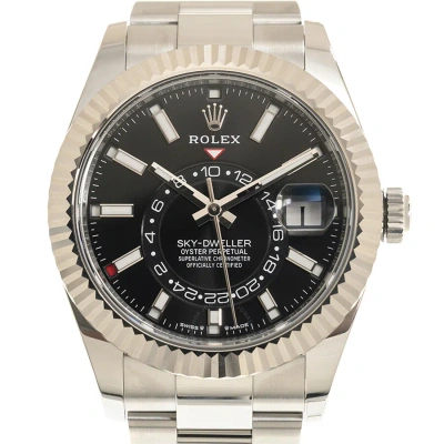 Rolex Sky-dweller Gmt Automatic Chronometer Black Dial Men's Watch 336934-0007