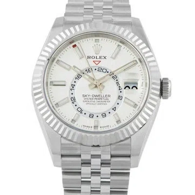 Pre-owned Rolex Sky-dweller Watch, 42mm In Multi