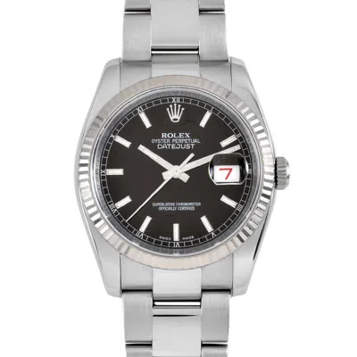 Pre-owned Rolex Stainless Steel Gold Wristwatch () In Multi