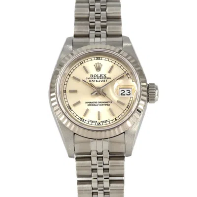 Pre-owned Rolex Stainless Steel Gold Wristwatch () In Multi