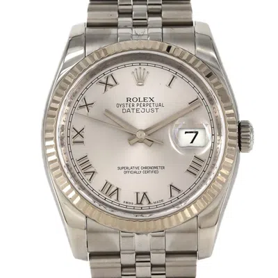 Pre-owned Rolex Stainless Steel Gold Wristwatch () In Multi