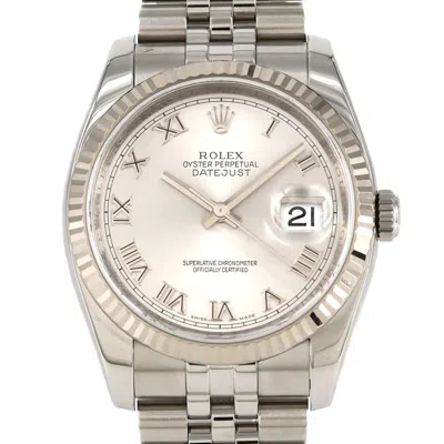 Pre-owned Rolex Stainless Steel Gold Wristwatch () In Multi