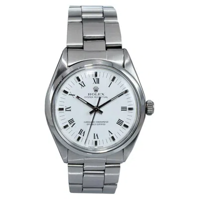 Pre-owned Rolex Stainless Steel Oyster Perpetual Ref 1002, 1970's In Multi
