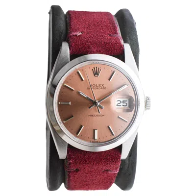 Pre-owned Rolex Stainless Steel Oysterdate With Factory Original Bronze Dial Circa, 1970's In Multi