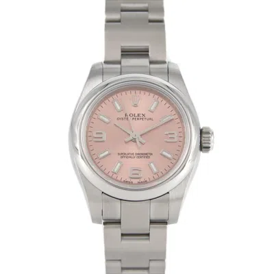 Pre-owned Rolex Stainless Steel Wristwatch () In Silver