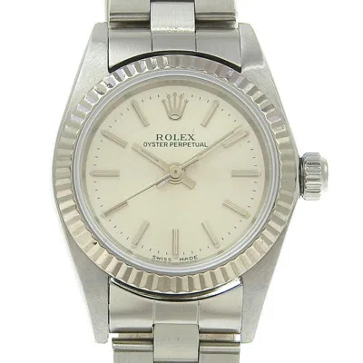 Pre-owned Rolex Stainless Steel Wristwatch () In Multi
