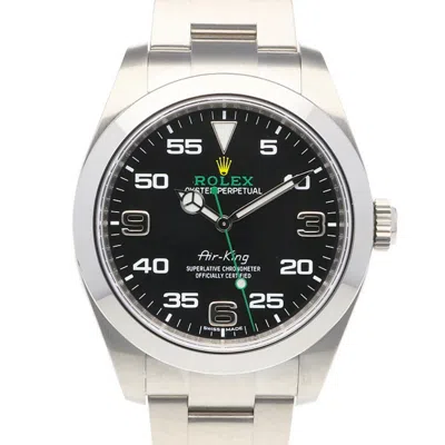 Pre-owned Rolex Stainless Steel Wristwatch () In Silver