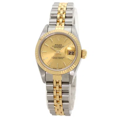 Pre-owned Rolex Stainless Steel Yellow (18k) Wristwatch () In Multi