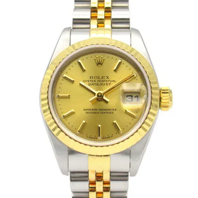 Pre-owned Rolex Stainless Steel Yellow Gold (18k) Wristwatch ()