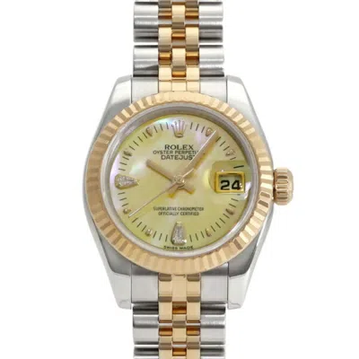 Pre-owned Rolex Stainless Steel Yellow Gold (18k) Wristwatch ()