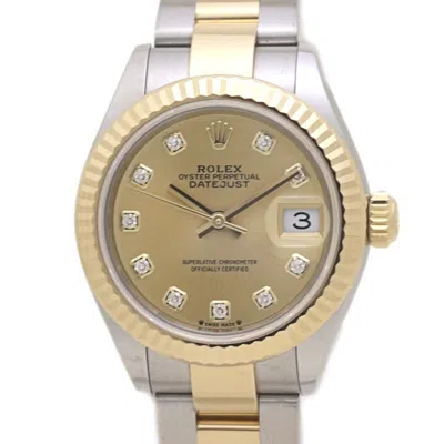 Pre-owned Rolex Stainless Steel Yellow Gold (18k) Wristwatch () In Multi