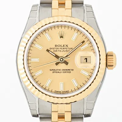 Pre-owned Rolex Stainless Steel Yellow Gold (18k) Wristwatch () In Multi