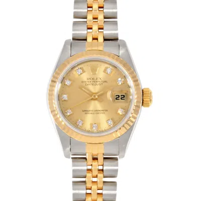 Pre-owned Rolex Stainless Steel Yellow Gold Wristwatch ()