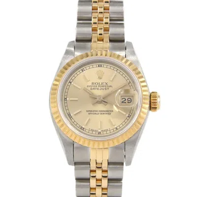 Pre-owned Rolex Stainless Steel Yellow Gold Wristwatch () In Multi
