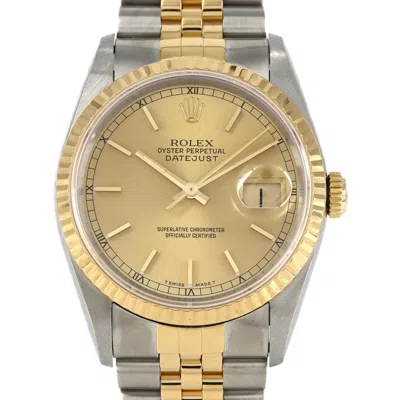 Pre-owned Rolex Stainless Steel Yellow Gold Wristwatch ()