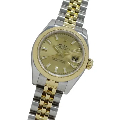 Pre-owned Rolex Stainless Steel Yellow Gold Wristwatch ()