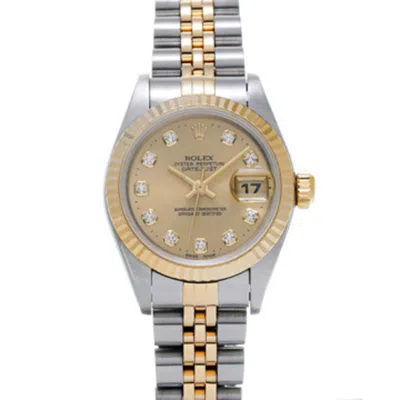 Pre-owned Rolex Stainless Steel Yellow Gold Wristwatch () In Multi