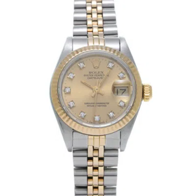 Pre-owned Rolex Stainless Steel Yellow Gold Wristwatch () In Multi