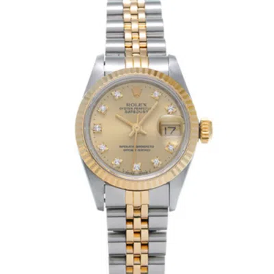 Pre-owned Rolex Stainless Steel Yellow Gold Wristwatch () In Multi