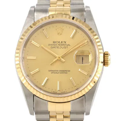 Pre-owned Rolex Stainless Steel Yellow Gold Wristwatch () In Multi