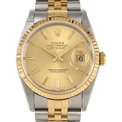 Pre-owned Rolex Stainless Steel Yellow Gold Wristwatch () In Multi